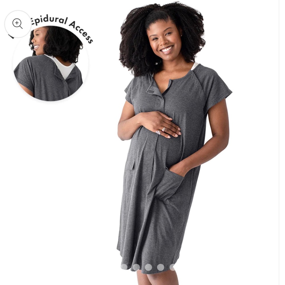NWOT Kindred Bravely Universal Labor and Delivery Gown size XL-XXL